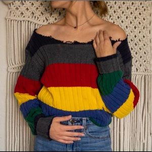 ✿ VINTAGE COLORFUL SWEATER